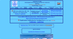 Desktop Screenshot of mgpgi.puducherry.gov.in